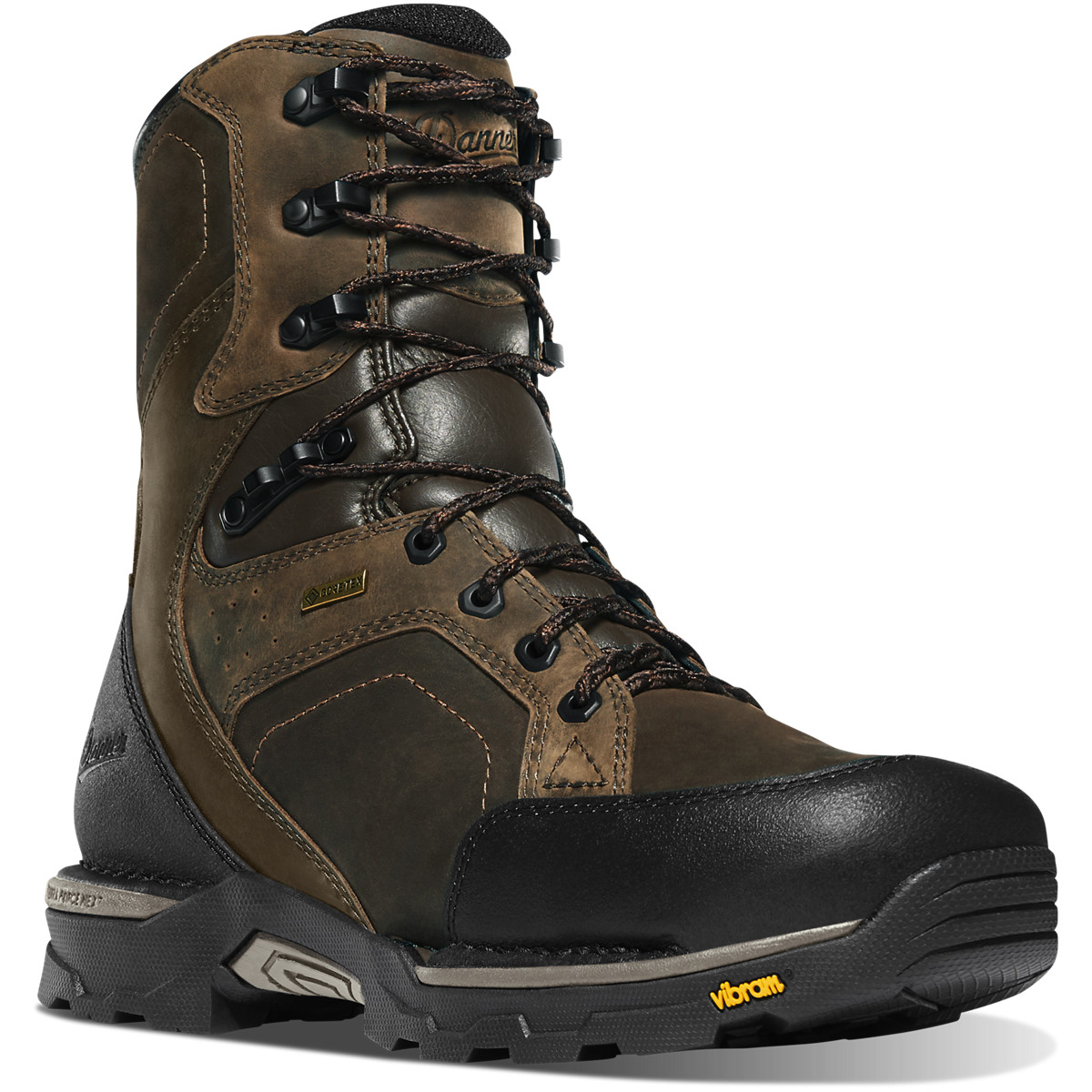 Danner Crucial 8 Composite Toe Dark Brown/Black Work Boots Mens - South Africa 67345NVFG